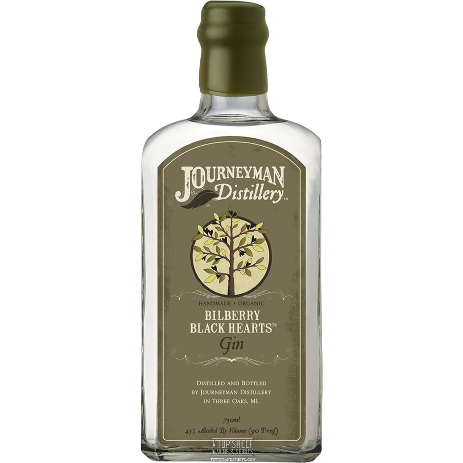 Journeyman Distillery Bilberry Black Hearts Gin