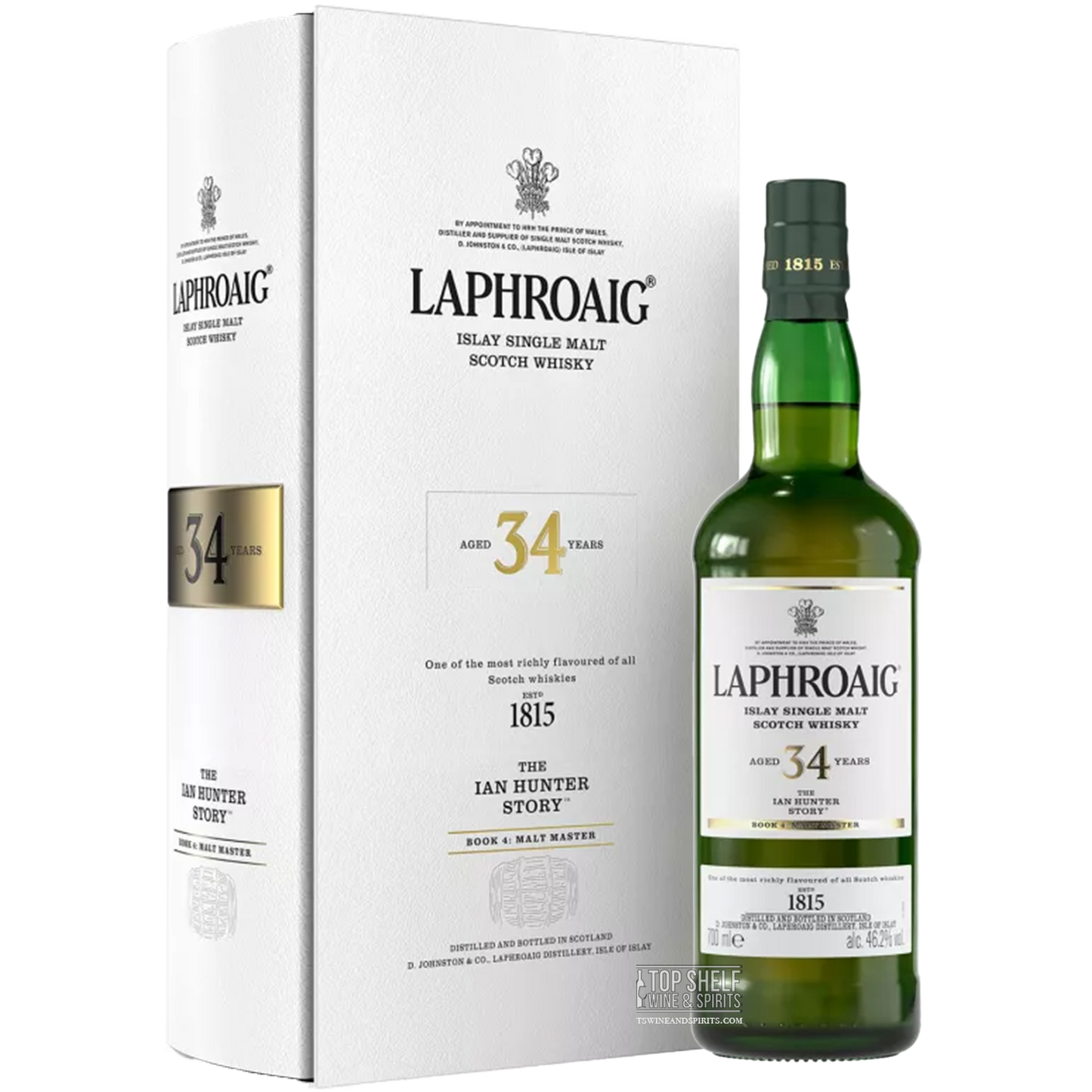 Laphroaig 34 Year Single Malt 'The Ian Hunter Story'