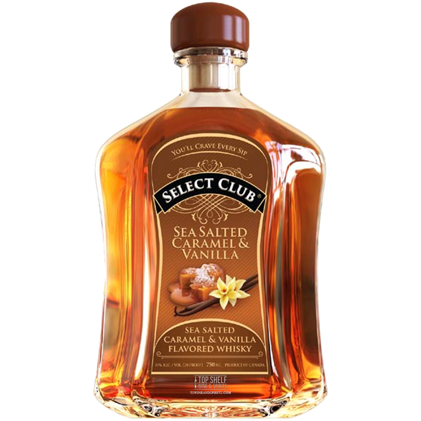 Select Club Sea Salt Caramel and Vanilla Whiskey