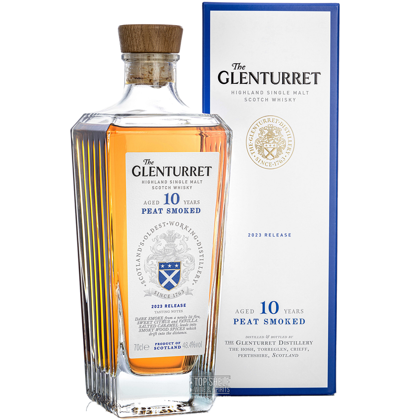 The Glenturret 10 Year Peat Smoked Scotch Whisky