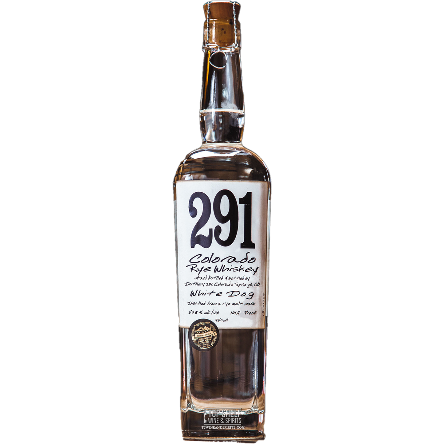 291 Colorado White Dog Rye Whiskey