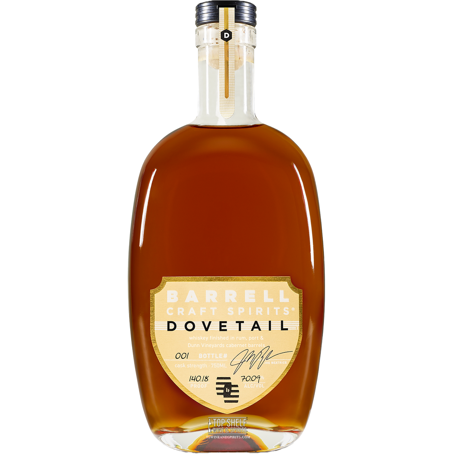 Barrell Craft Spirits Gold Label Dovetail Cask Strength Whiskey