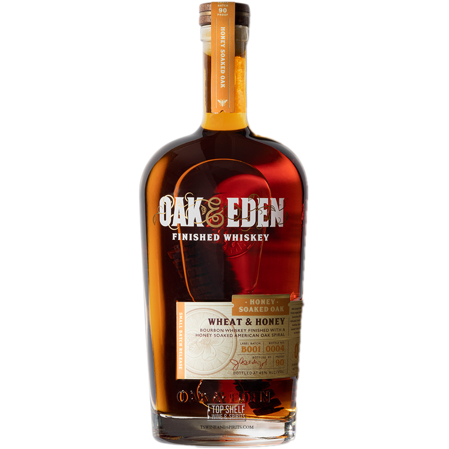 Oak & Eden Wheat and Honey Whiskey