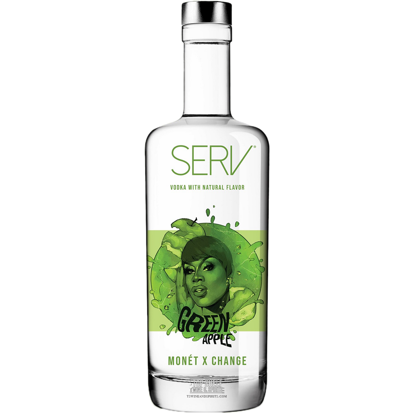 SERV Vodka Green Apple Monet X Change