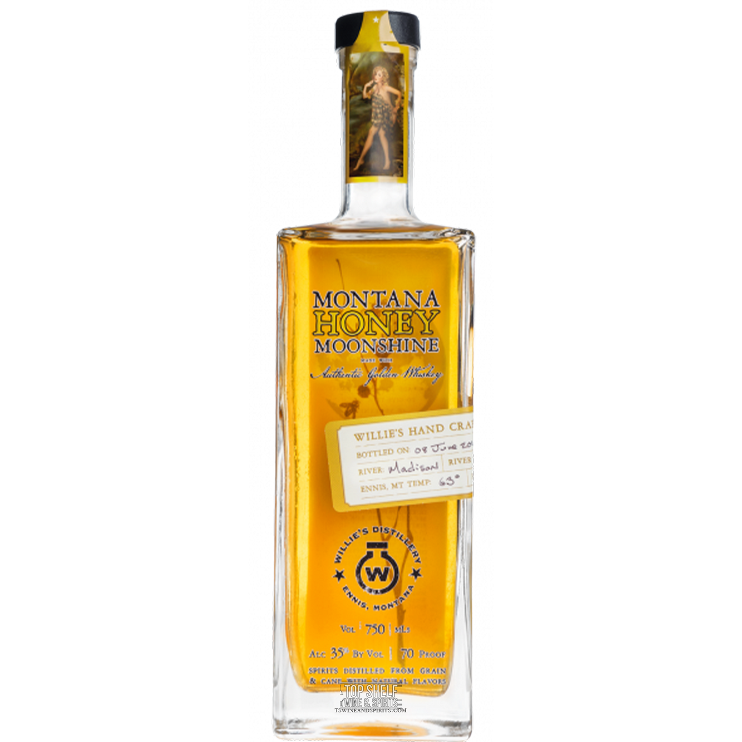 Willie's Distillery Montana Honey Moonshine