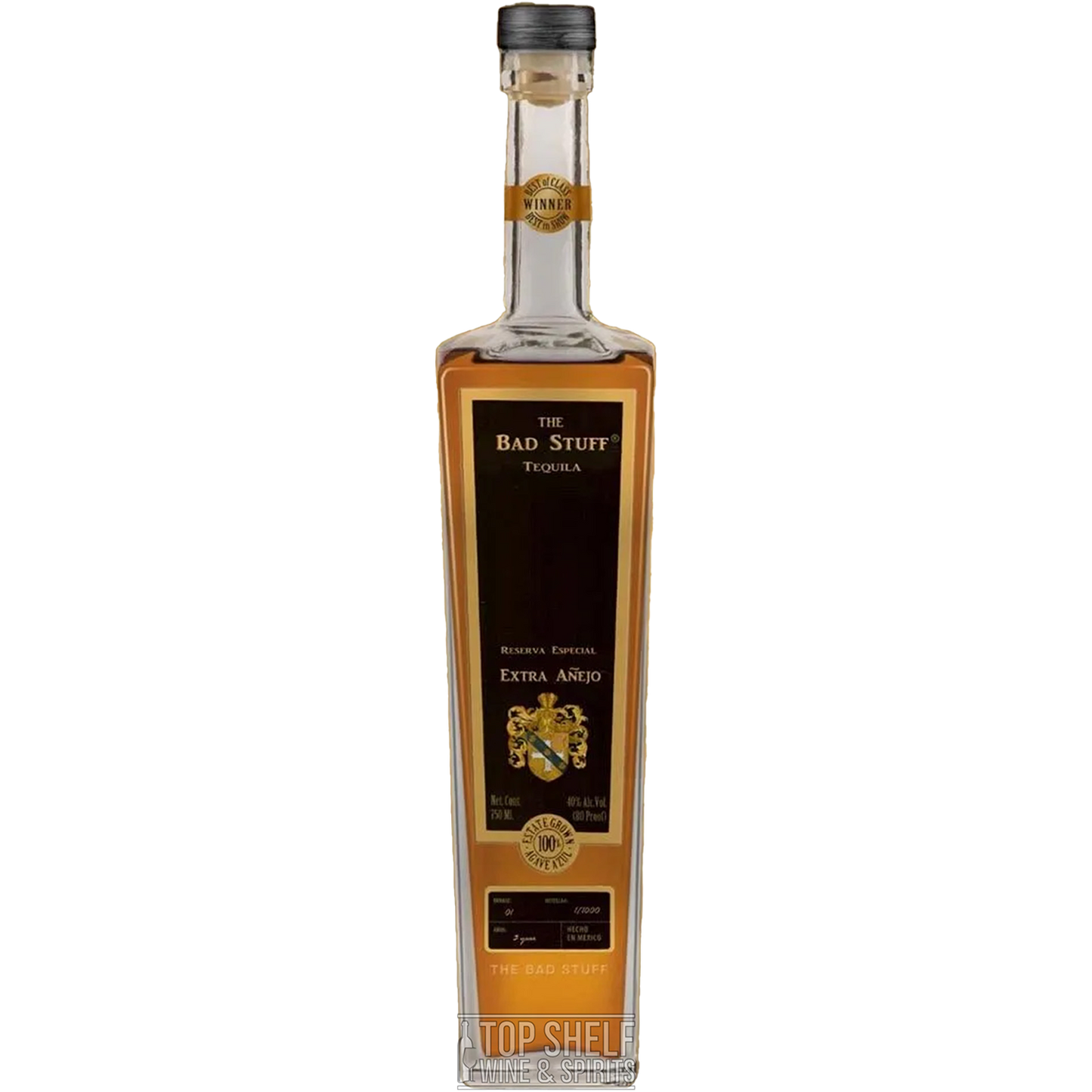 The Bad Stuff Reserva Especial 3 Year Extra Añejo Tequila