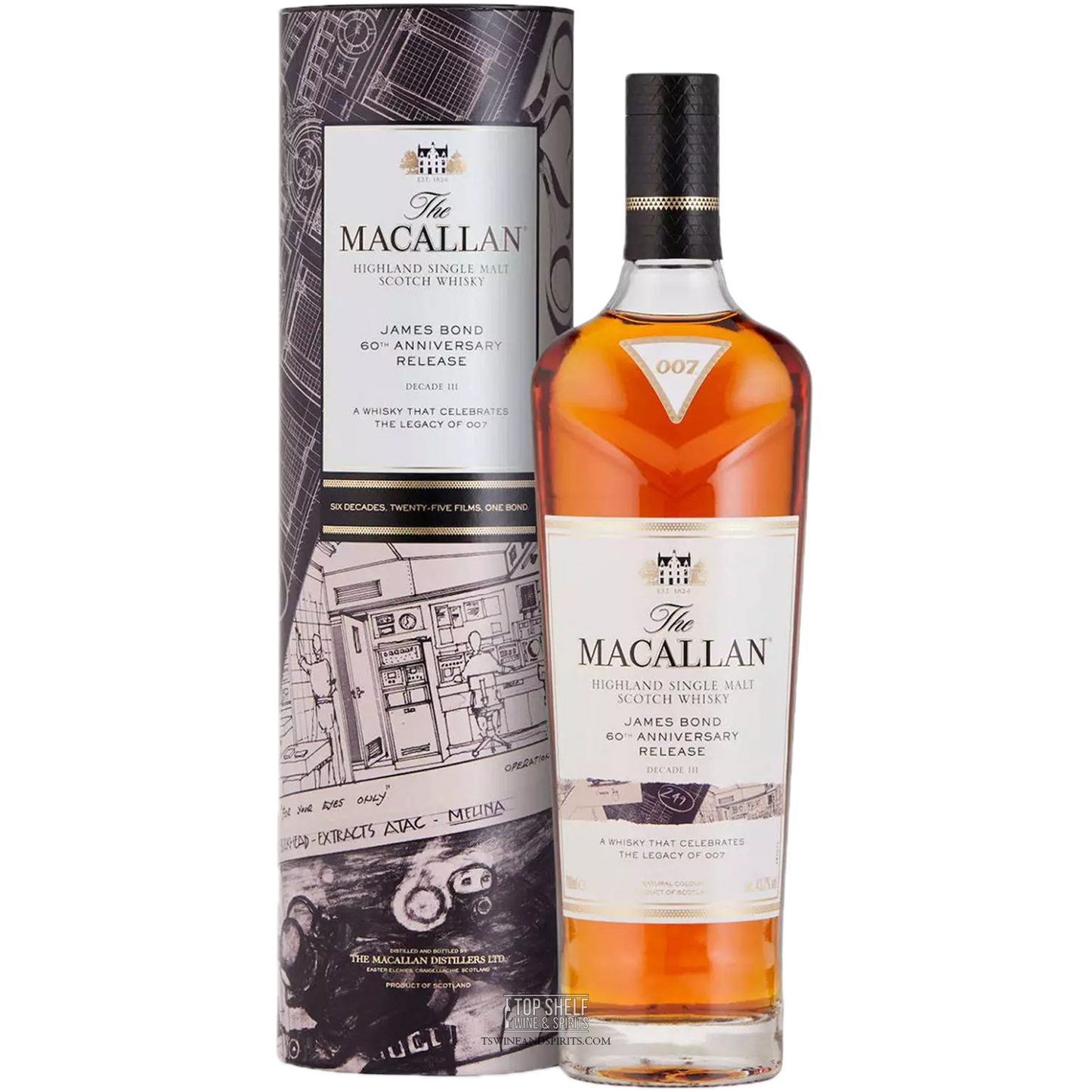Macallan James Bond 60th Anniversary Release Decade III
