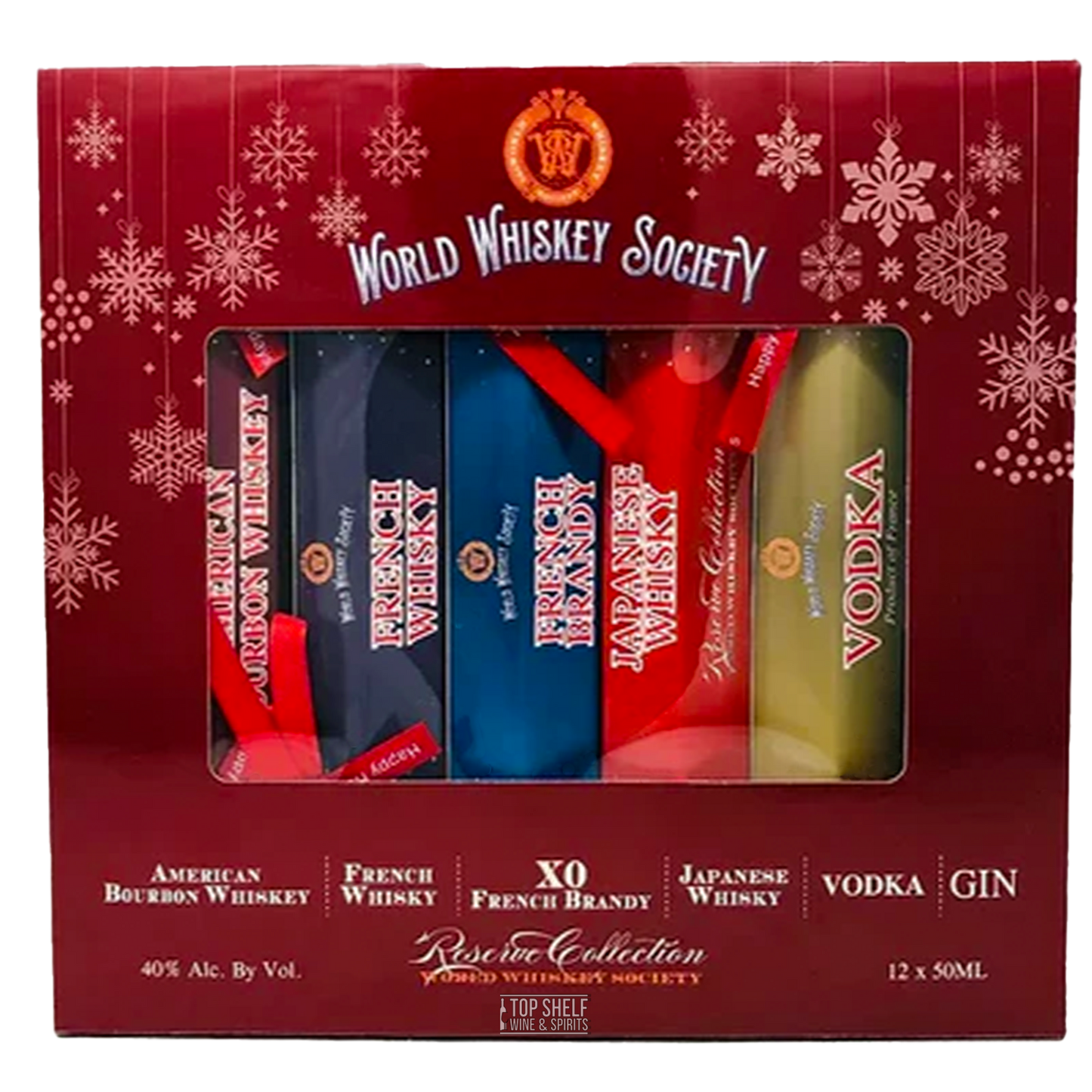 World Whiskey Society Christmas Candy Gift Set