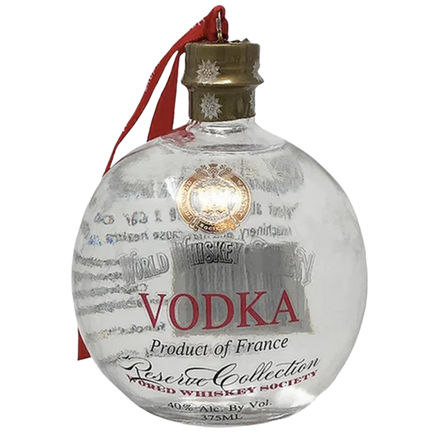 World Whiskey Society Christmas Ball Vodka 375mL