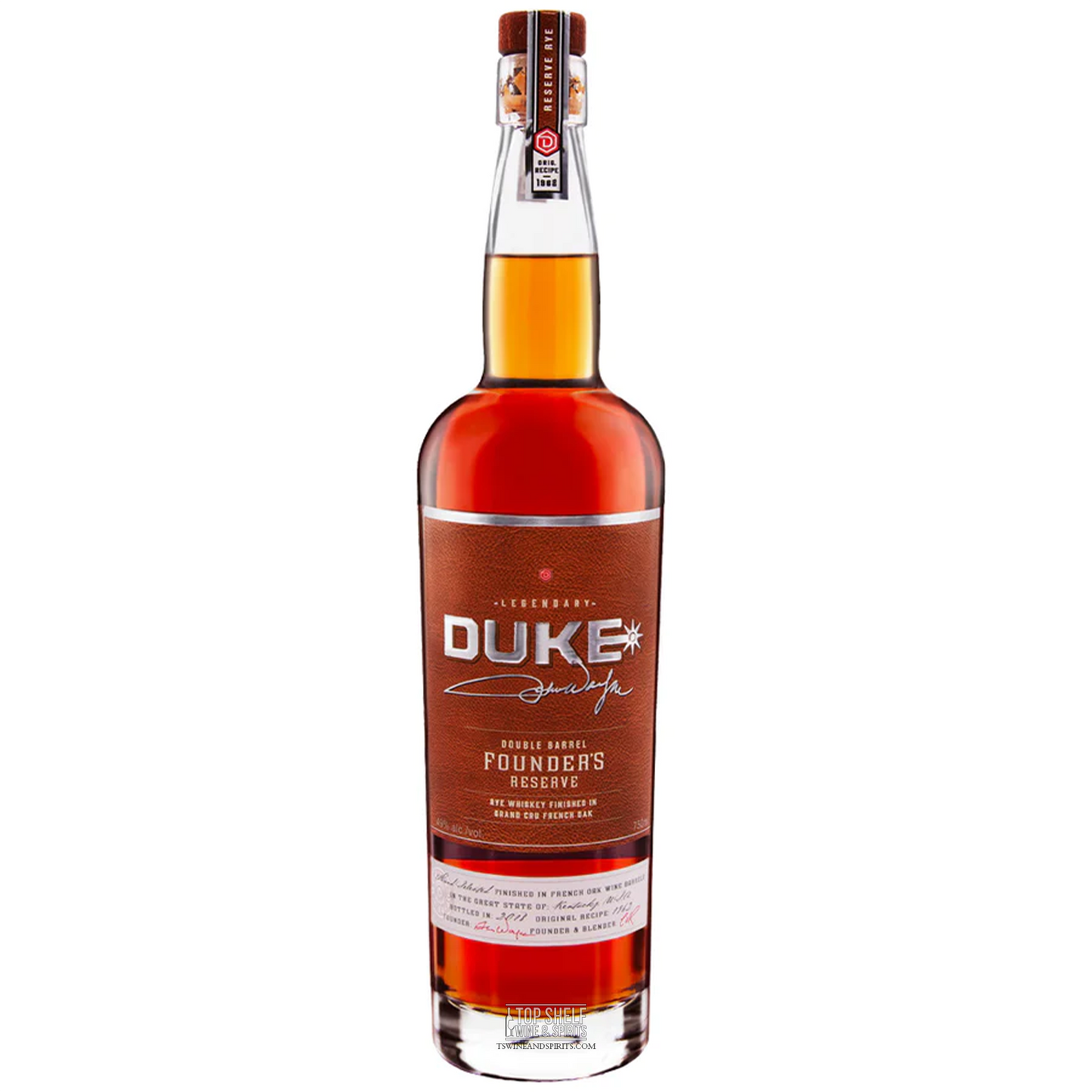 Duke Double Barrel Founders Reserve Rye