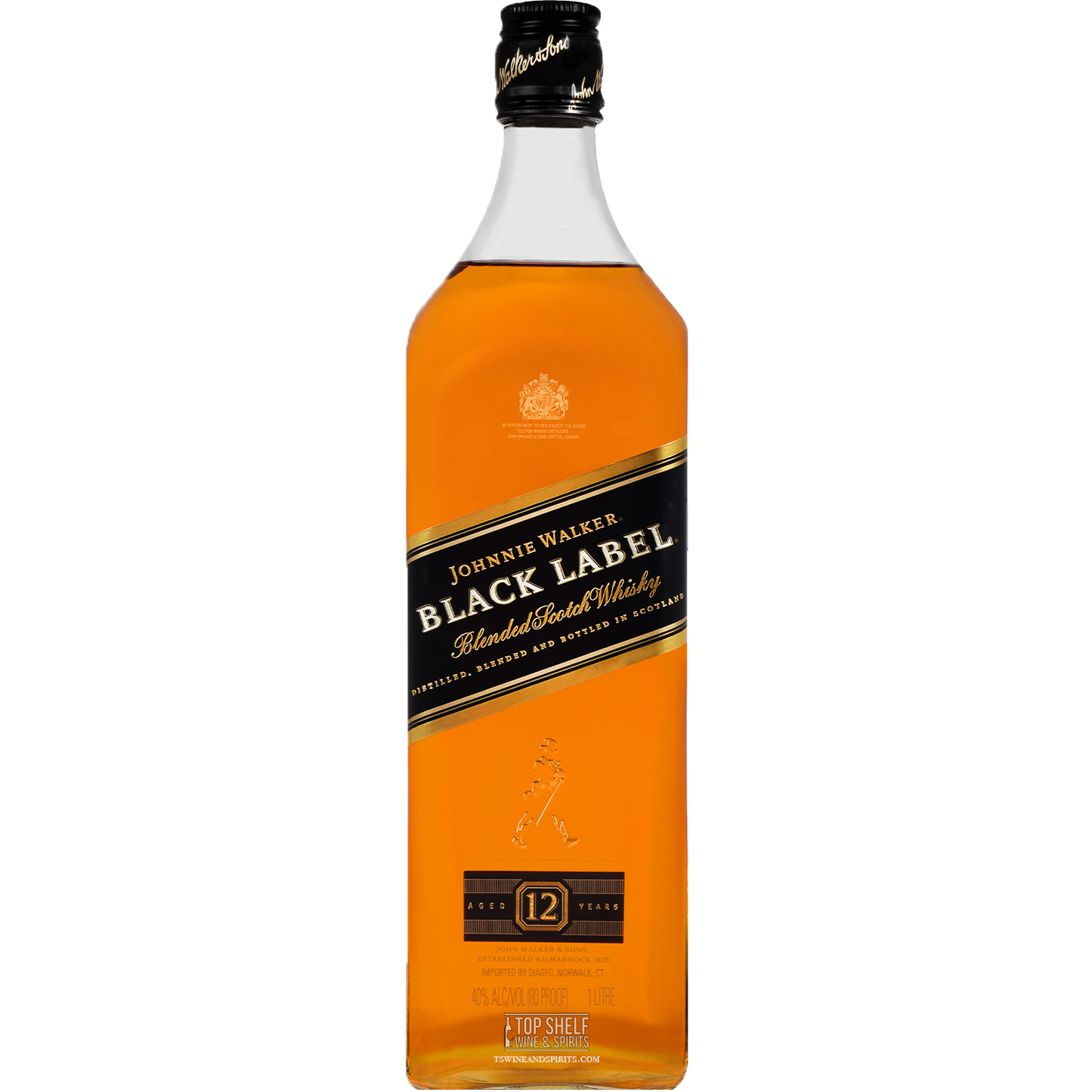 Johnnie Walker Black Label 12 Year 1L