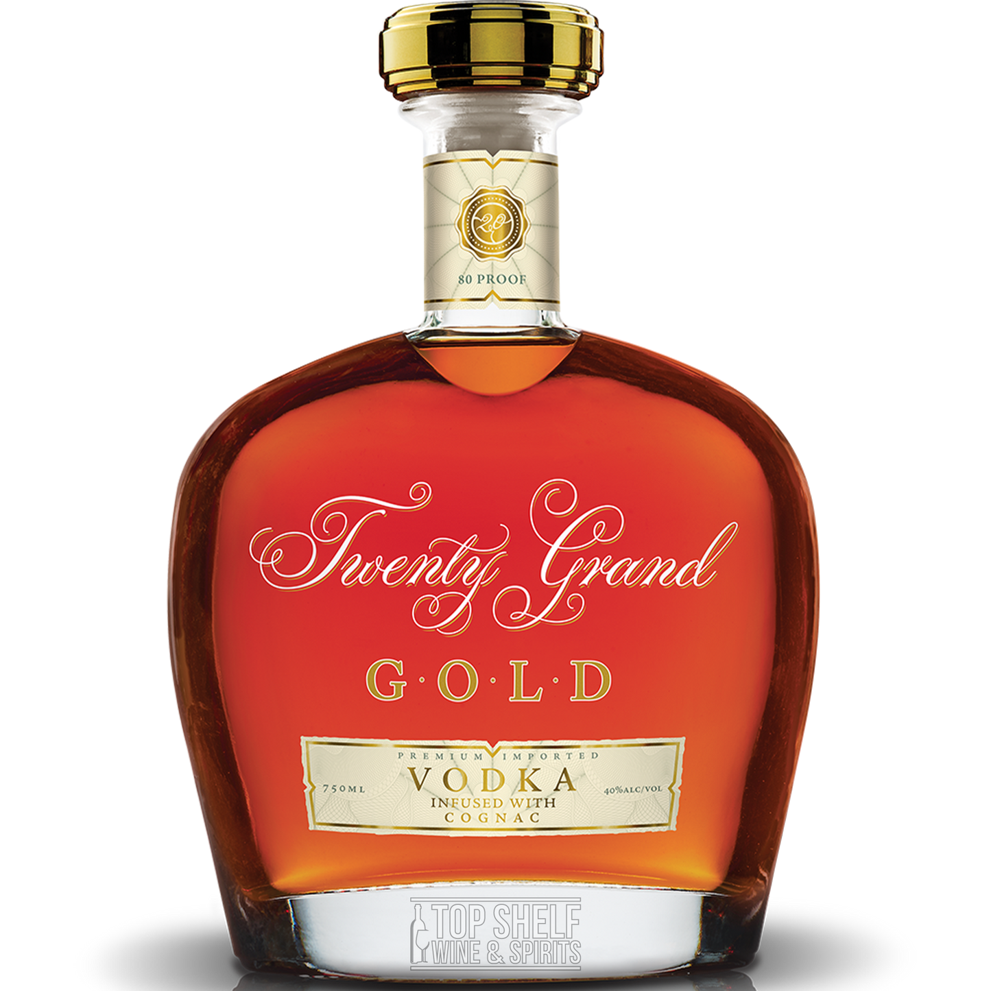 Twenty Grand Gold Vodka Infused with Cognac