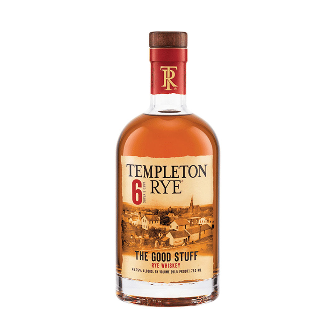 Templeton Rye 6 Year Old Whiskey 750ml