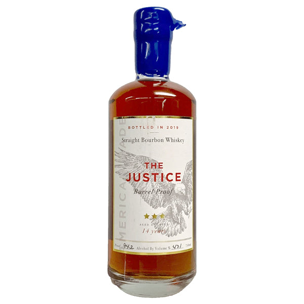 The Justice 14 Year Straight Bourbon Whiskey 750ml