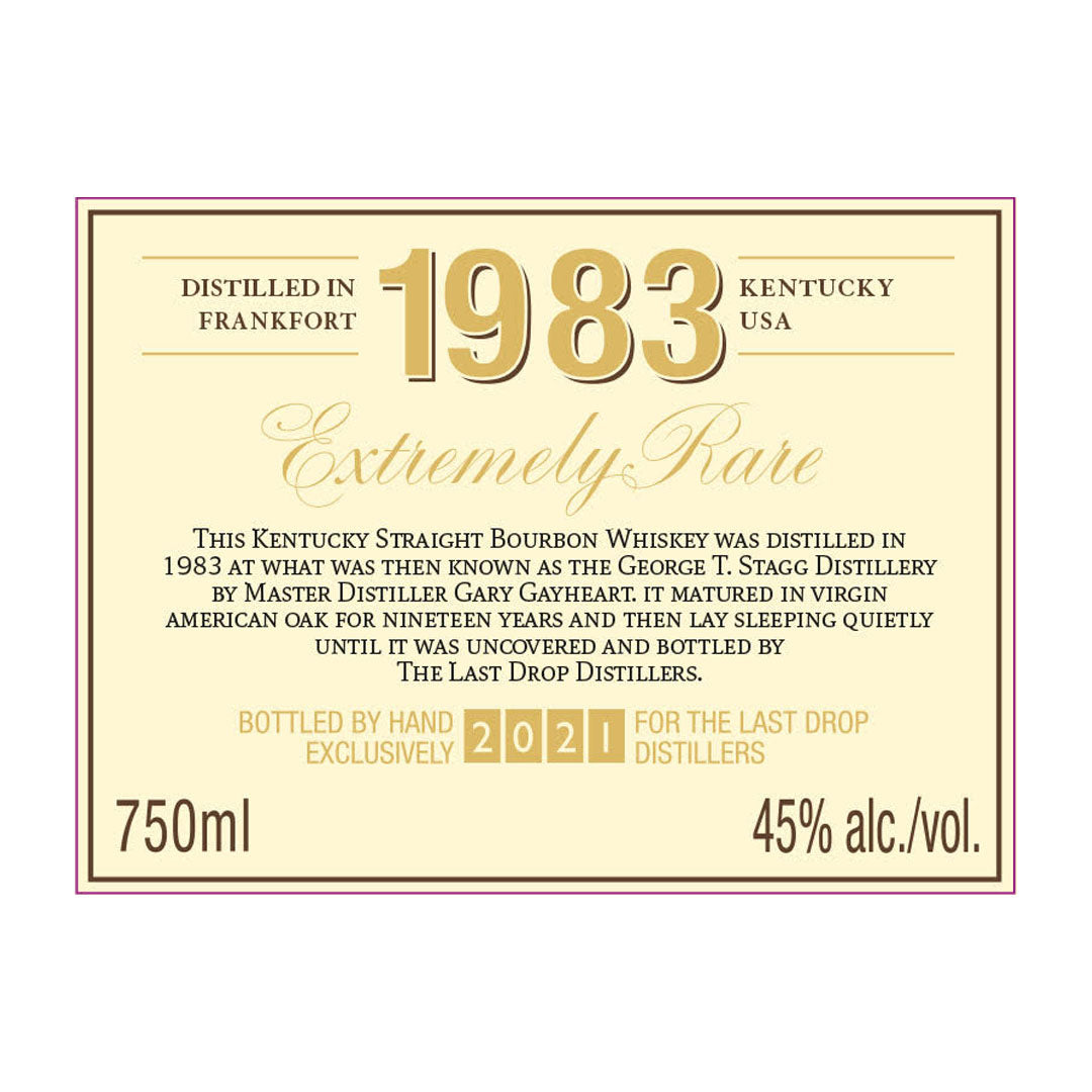 The Last Drop 1983 The Buffalo Trace Distillery 750ml