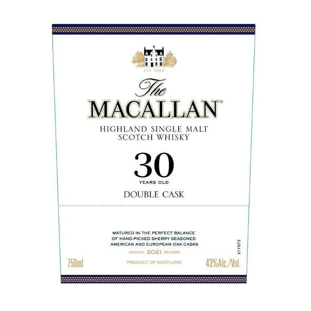 The Macallan 30 Year Old Double Cask 750ml