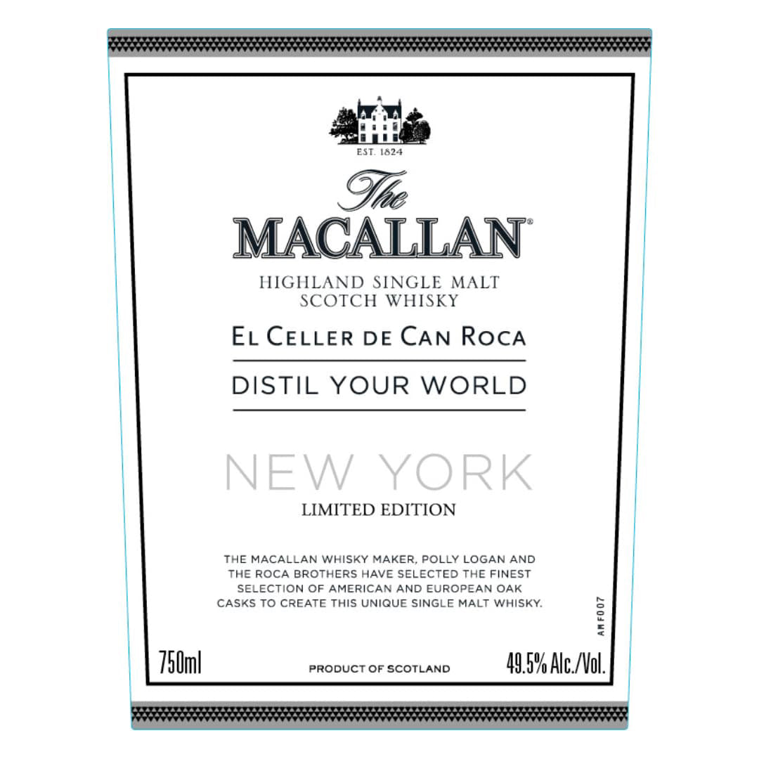 The Macallan Distil Your World New York Edition 750ml