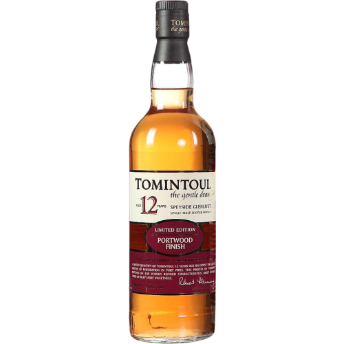 Tomintoul Portwood Finish Limited Edition 12 Year Old Single Malt Scotch Whisky