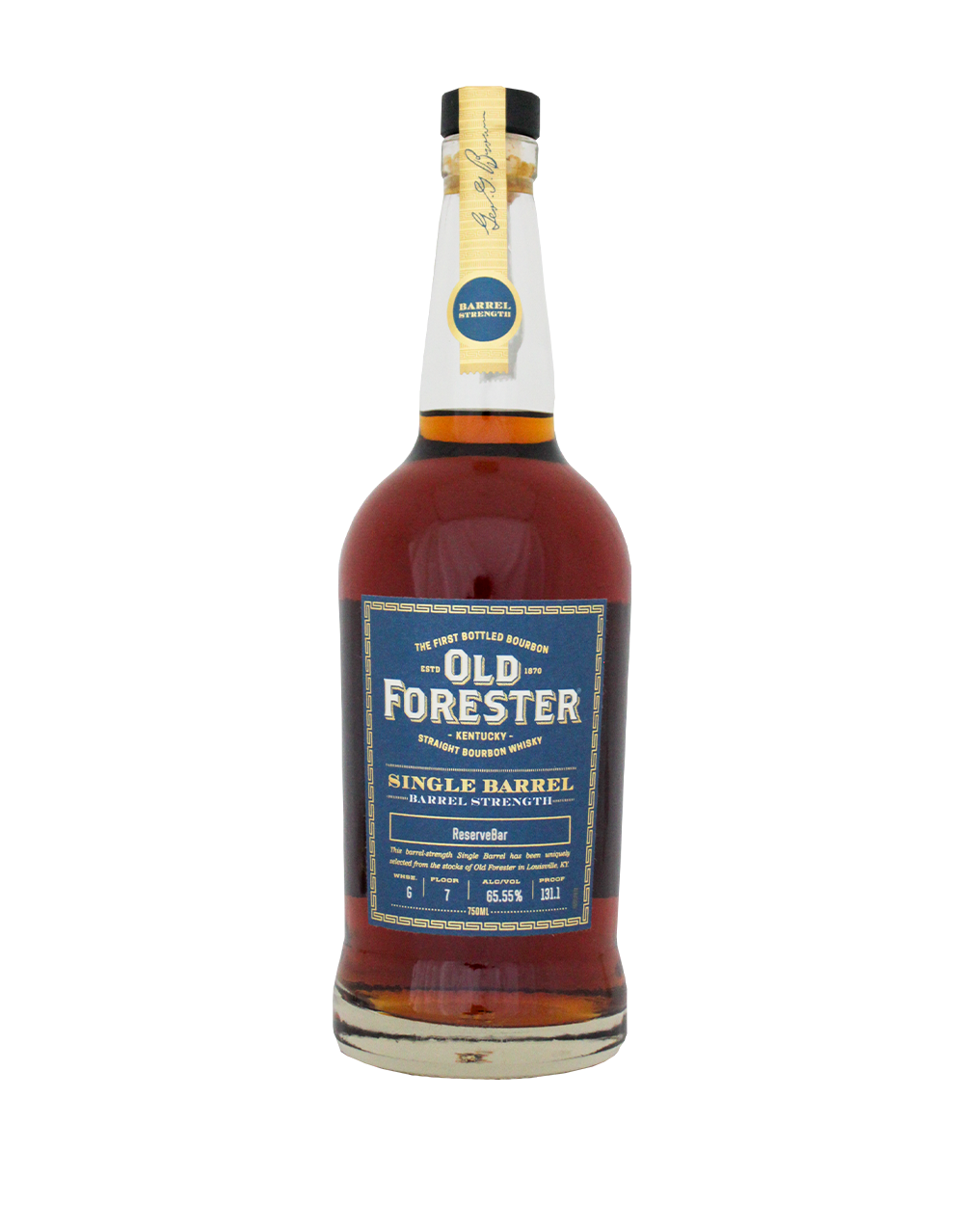 OLD FORESTER BARREL STRENGTH SINGLE BARREL BOURBON S2B31 750 ML