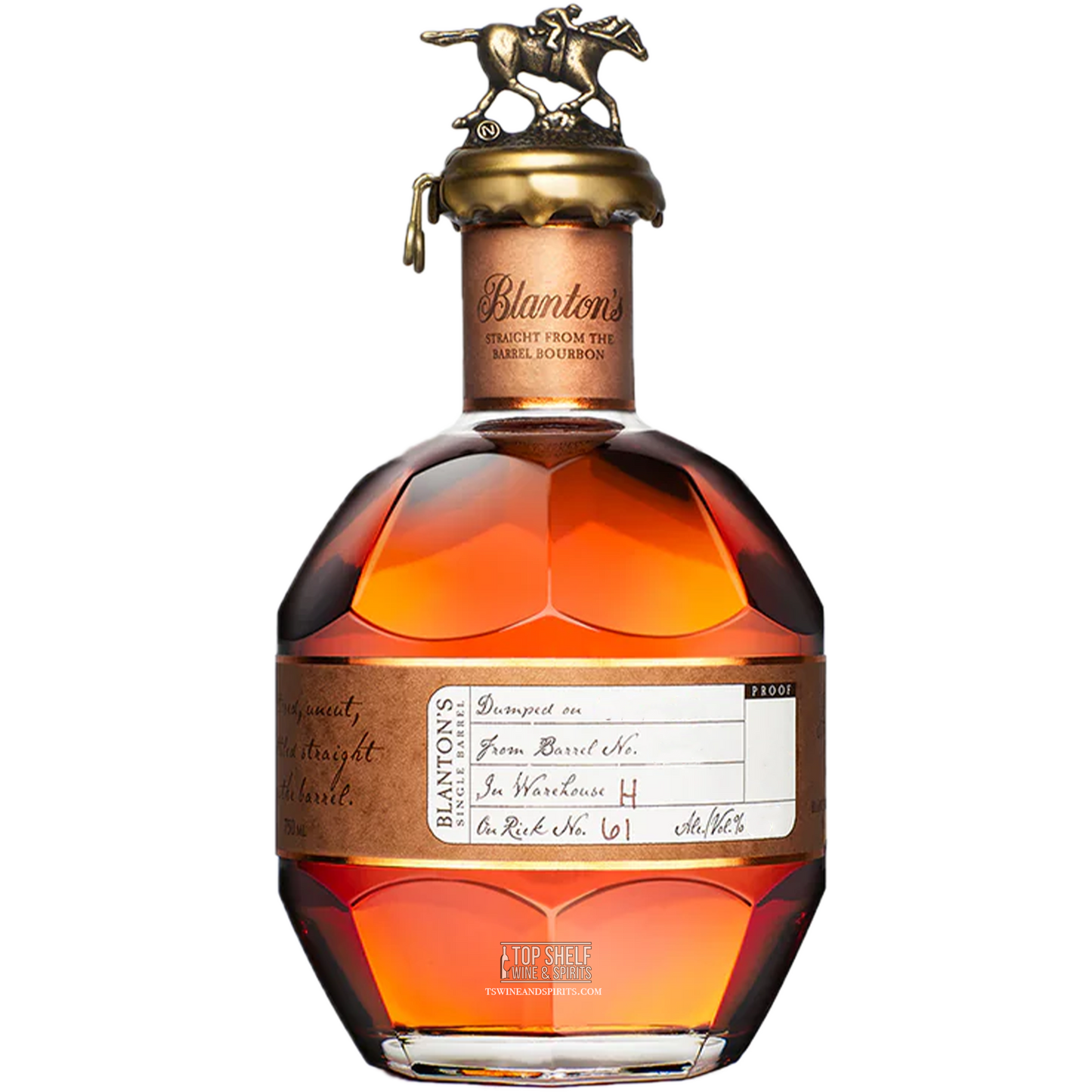 Blanton’s Straight From The Barrel Bourbon