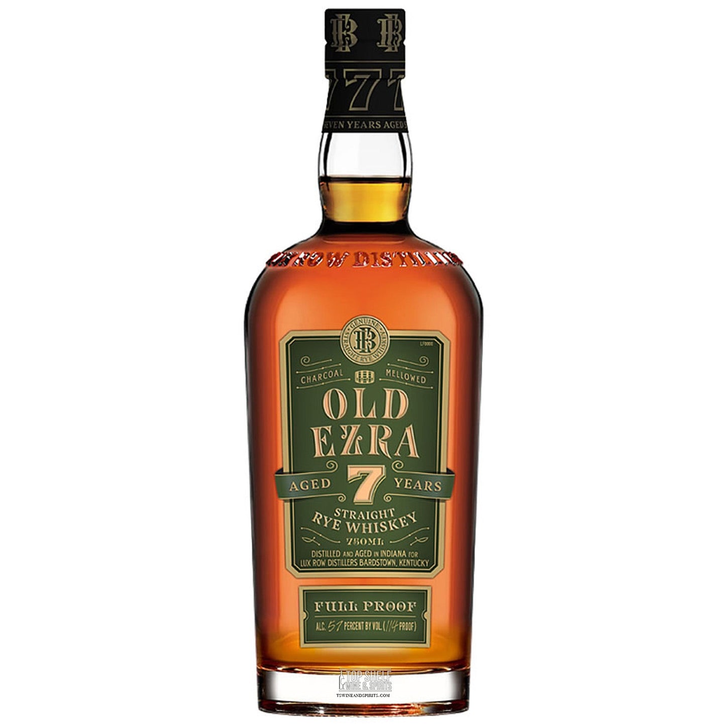 Ezra Brooks Old Ezra 7 Year Full Proof Straight Rye