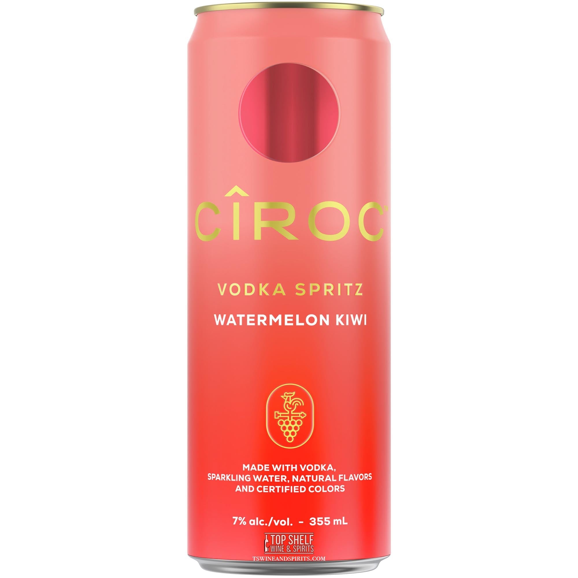 Ciroc Vodka Spritz Watermelon Kiwi 4 Pack Cans