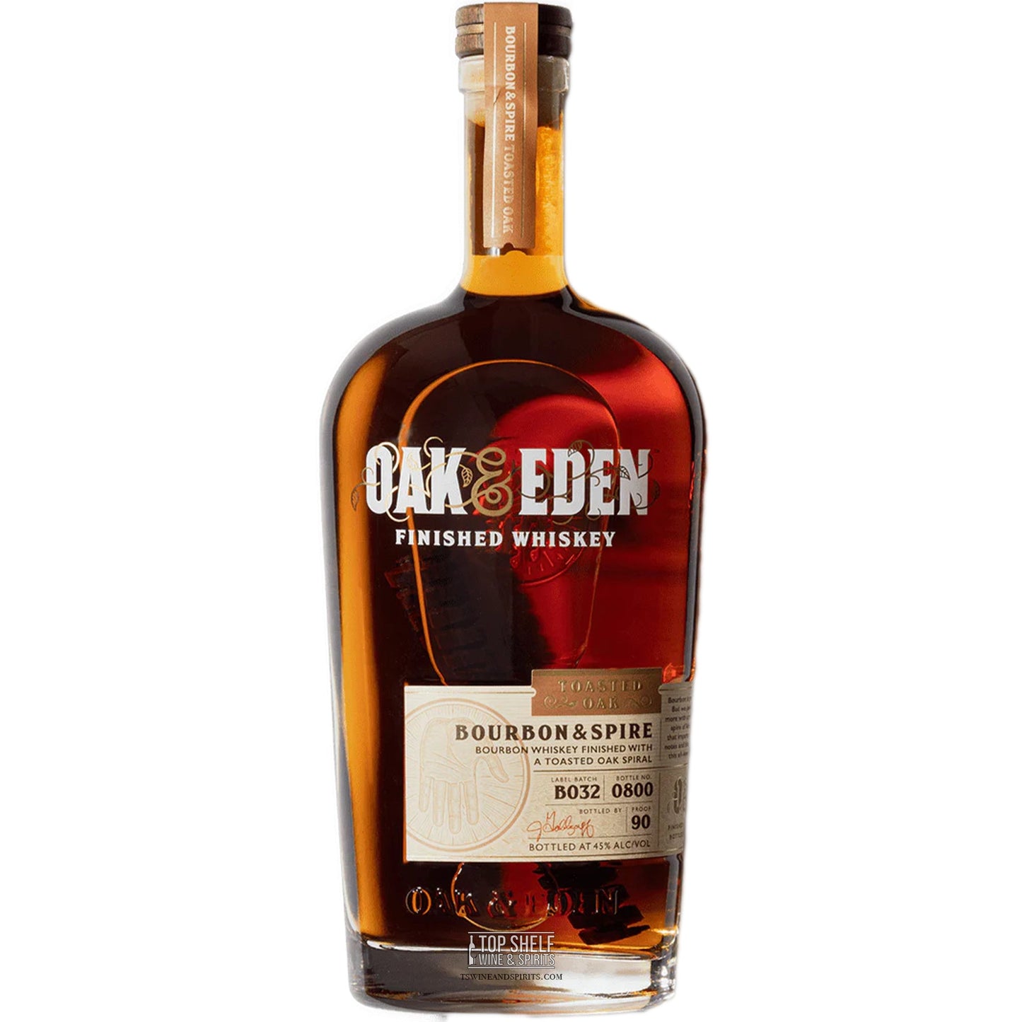 Oak & Eden Bourbon & Spire Whiskey