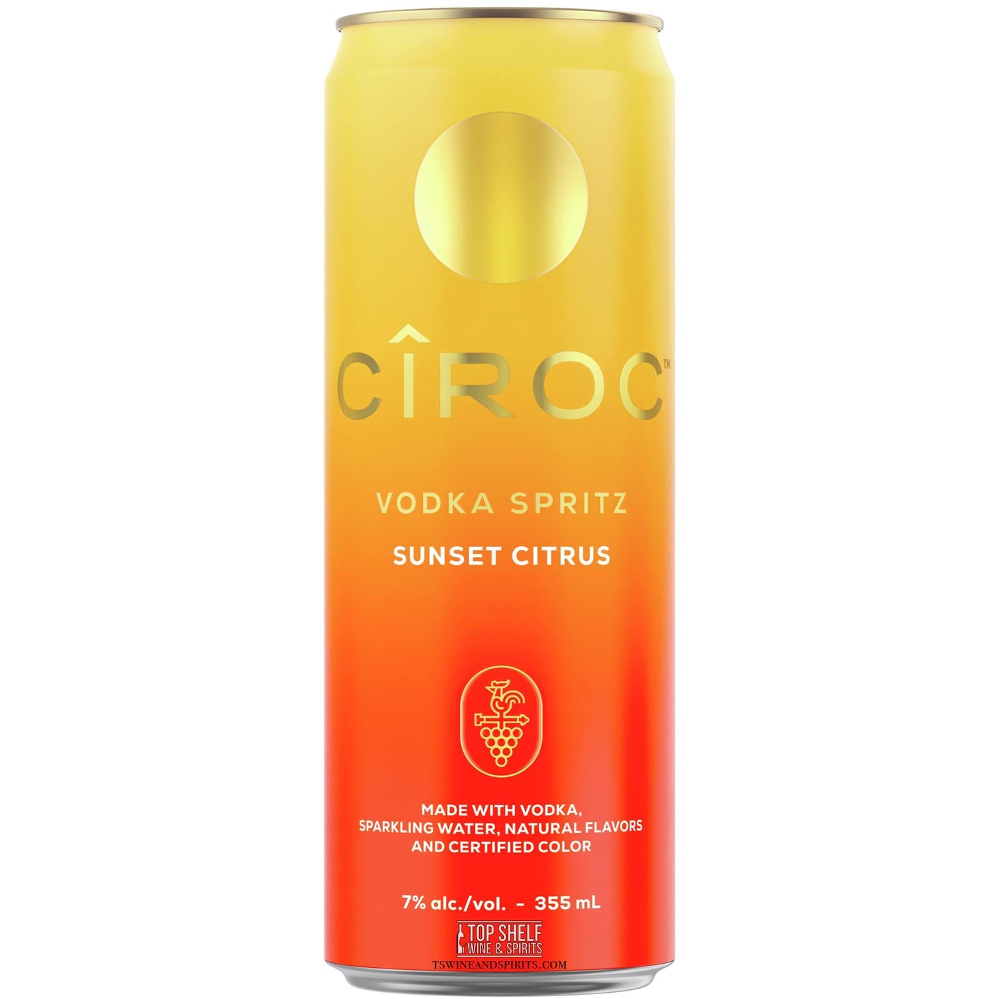 Ciroc Vodka Spritz Sunset Citrus 4 Pack Cans