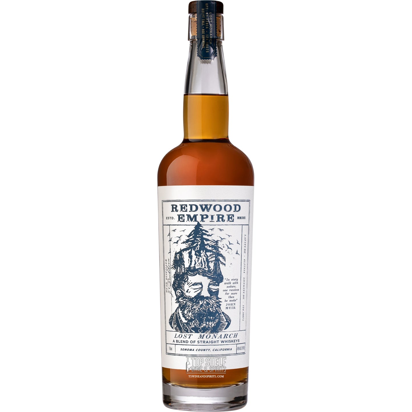 Redwood Empire Lost Monarch Sonoma County Blended Straight Whiskey