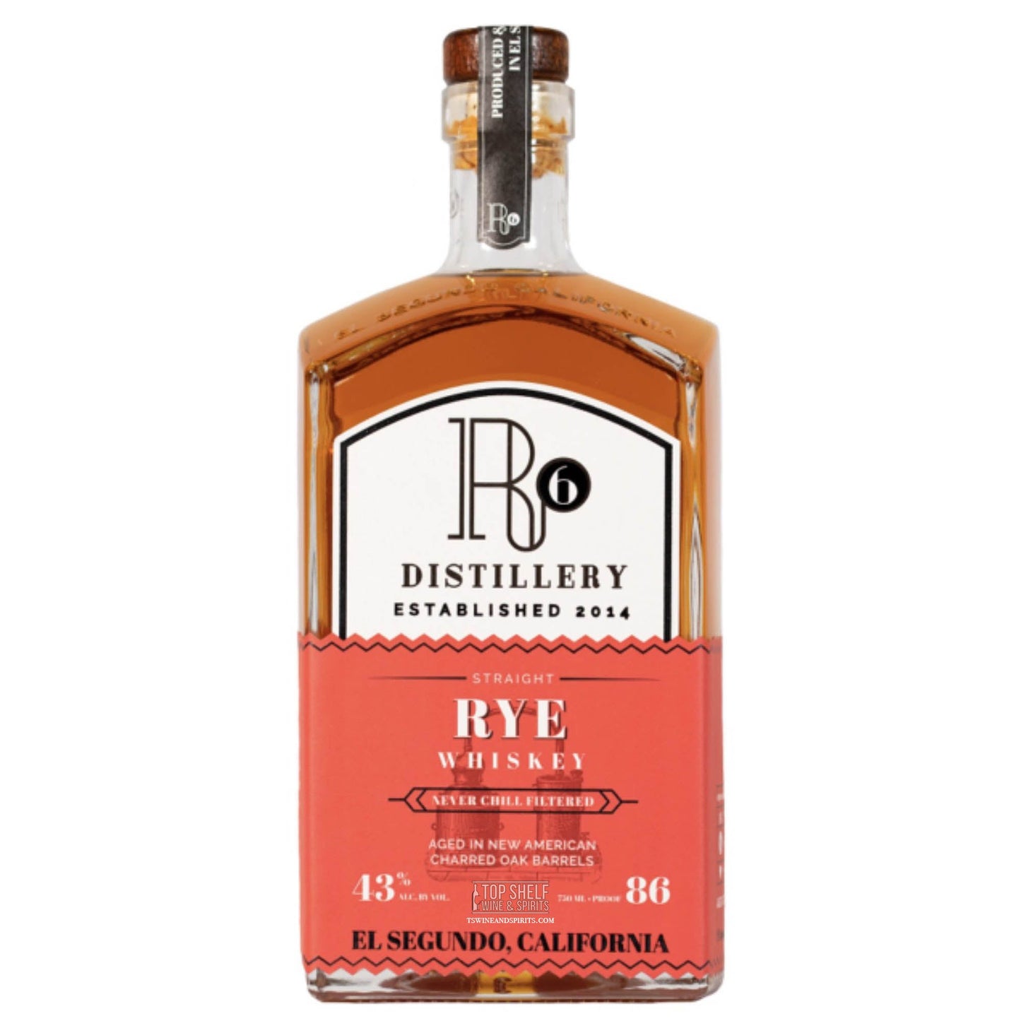 R6 4 Year Straight Rye Whiskey
