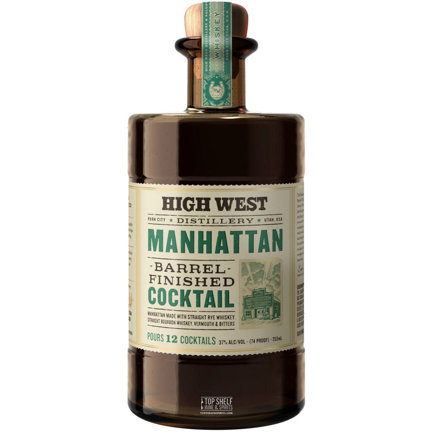 High West Barrel Finished Manhattan Cocktail 750mL