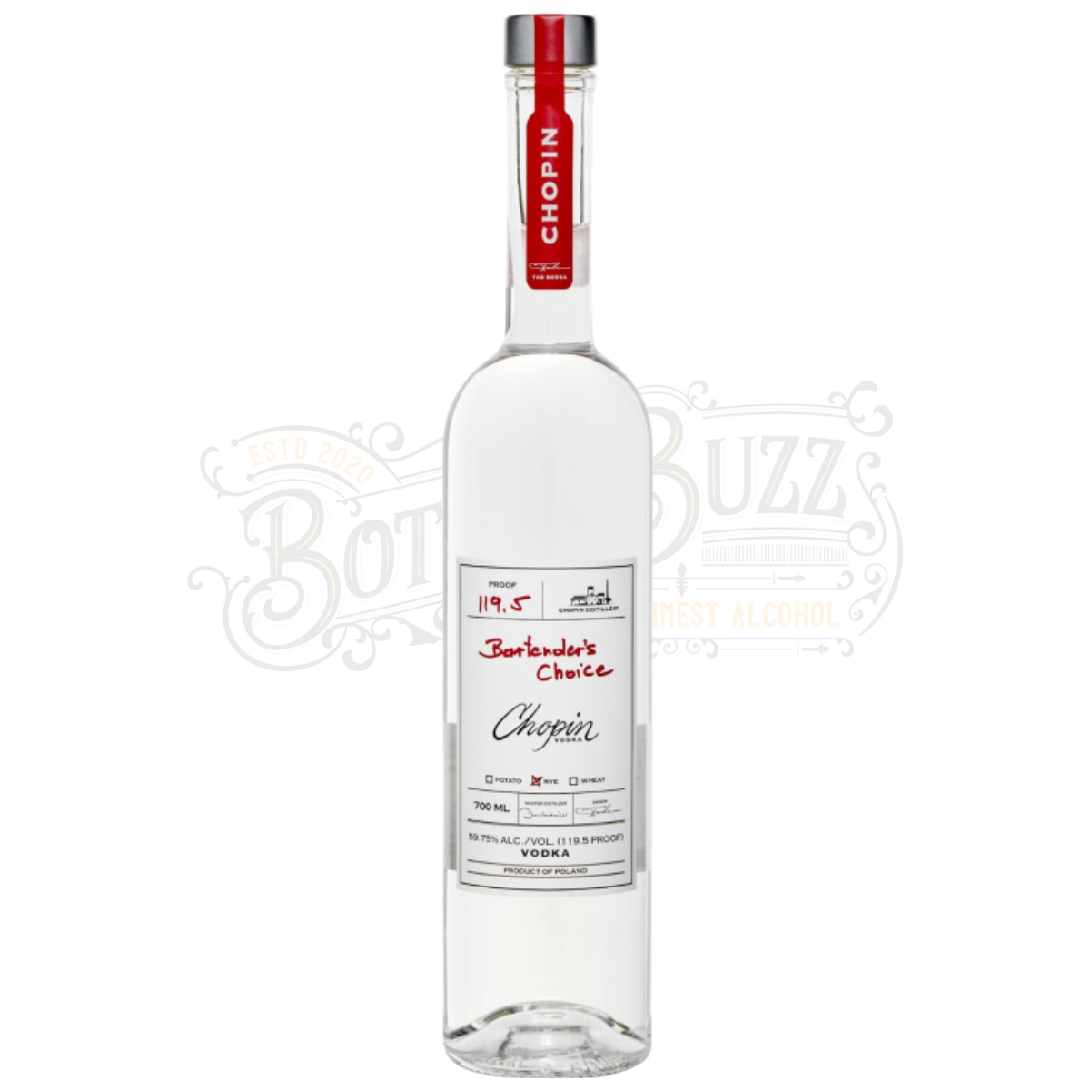 Chopin Bartnders Choice Rye Vodka 700 ml