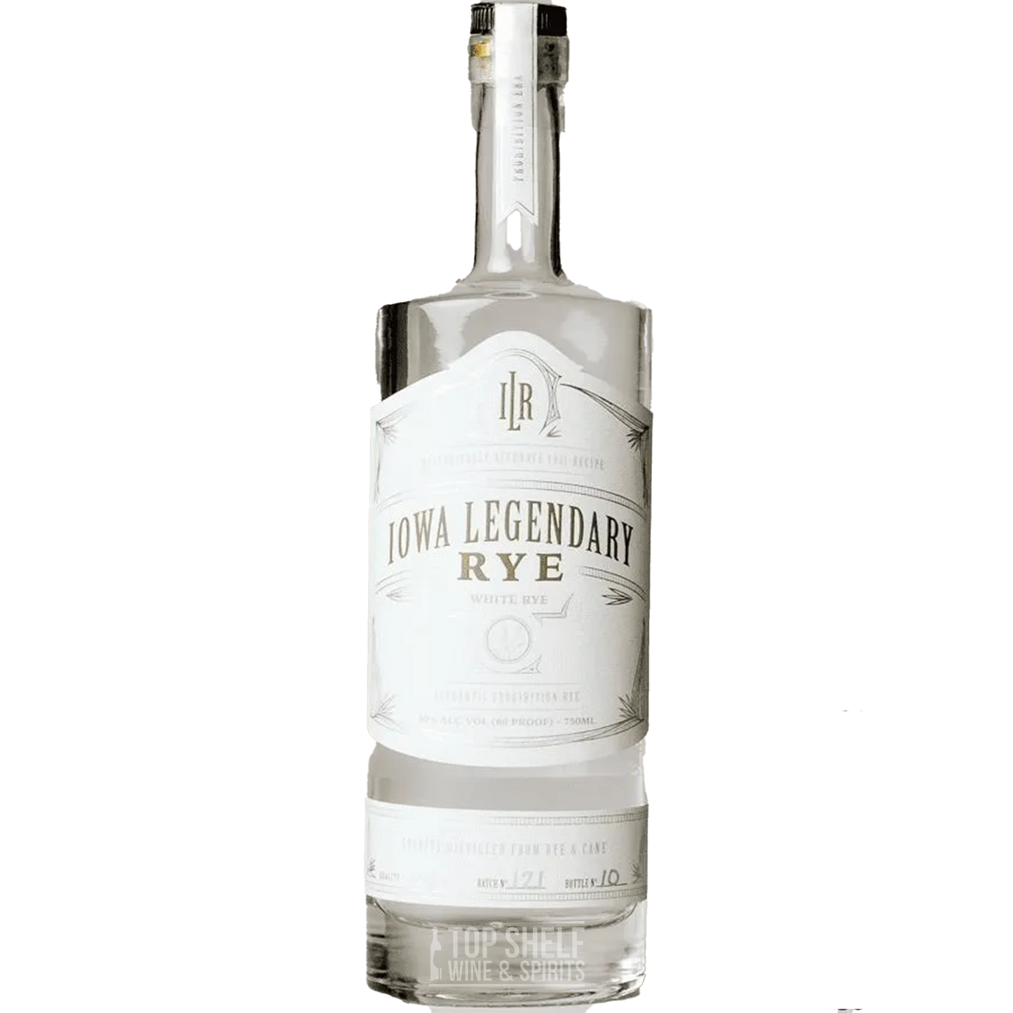 Iowa Legendary Rye White Label Whiskey