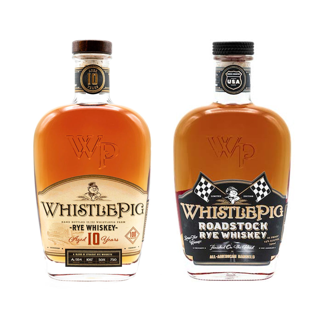 WhistlePig Roadstock Rye + Whistlepig 10 Year Combo