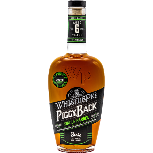 Whistlepig Piggyback Legends Series: 2024 Stake F1® Team KICK Sauber Single Barrel Rye Whiskey