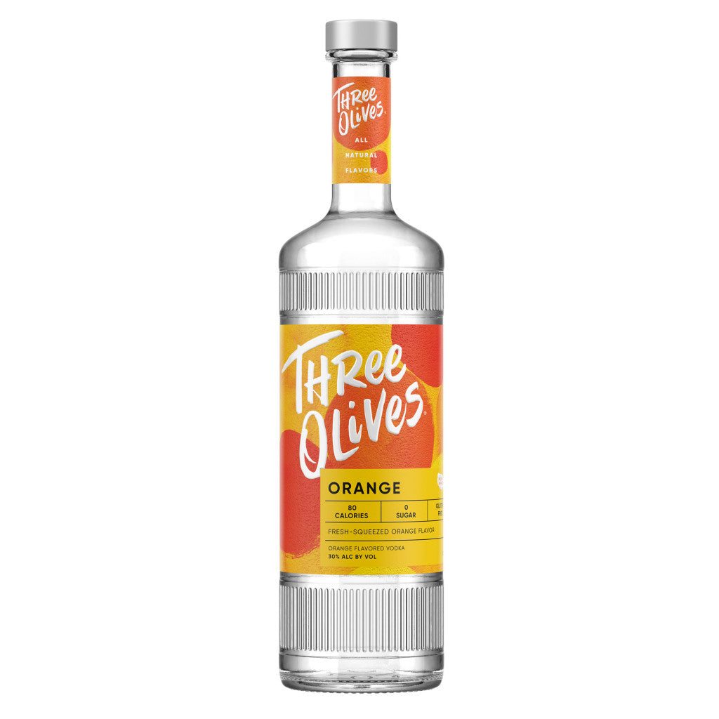 THREE OLIVES® ORANGE VODKA 750 ML