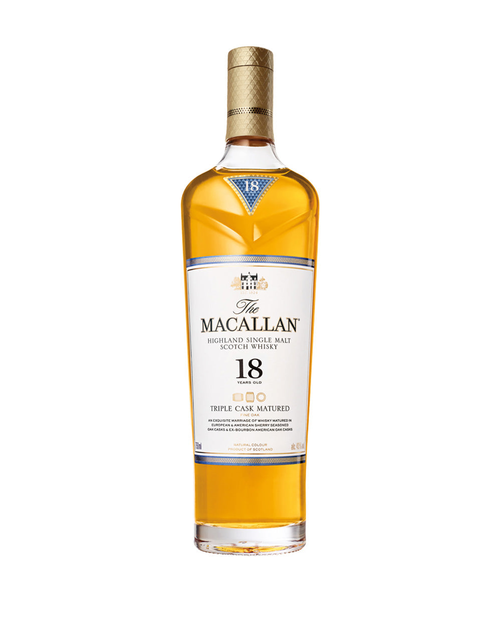 THE MACALLAN TRIPLE CASK MATURED 18 YEARS OLD 750 ML
