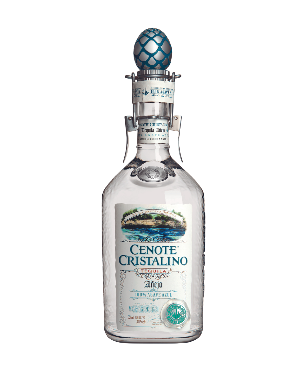 CENOTE™ CRISTALINO TEQUILA 750 ML