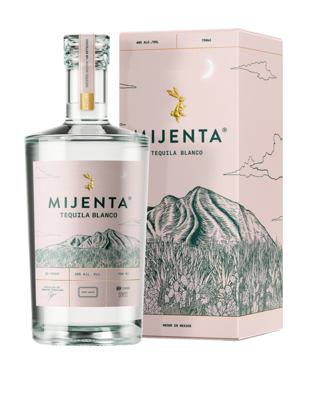 MIJENTA TEQUILA BLANCO 750 ML