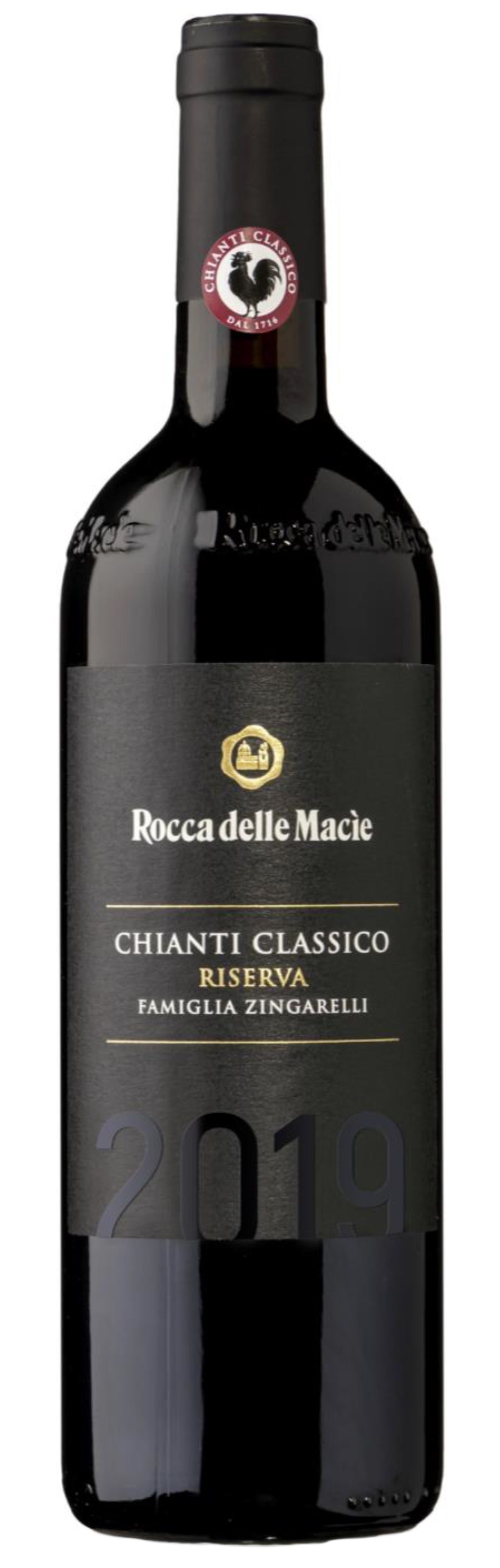Rocca delle Macie Chianti Classico Riserva 2019 Front Bottle Shot