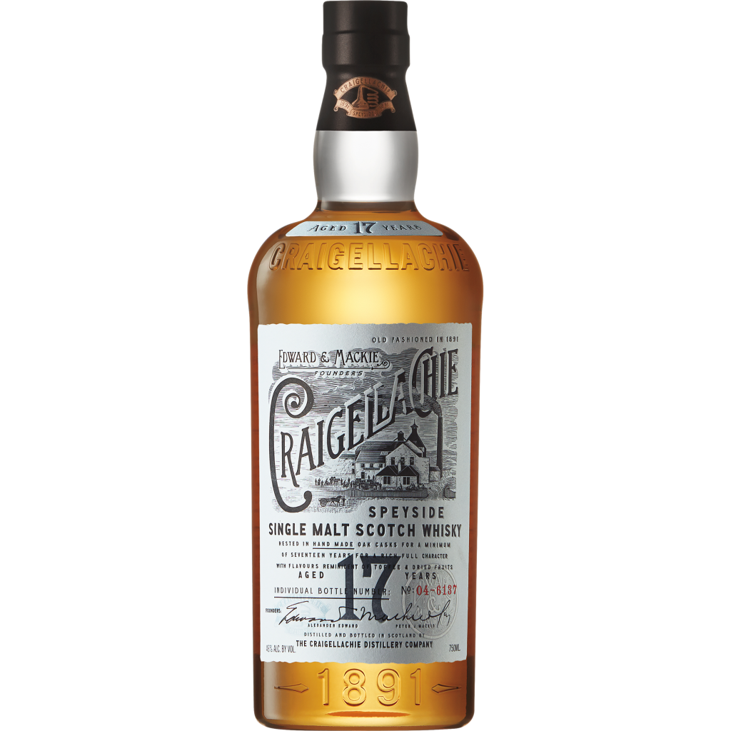 CRAIGELLACHIE 17 YEAR OLD SINGLE MALT WHISKY 750 ML