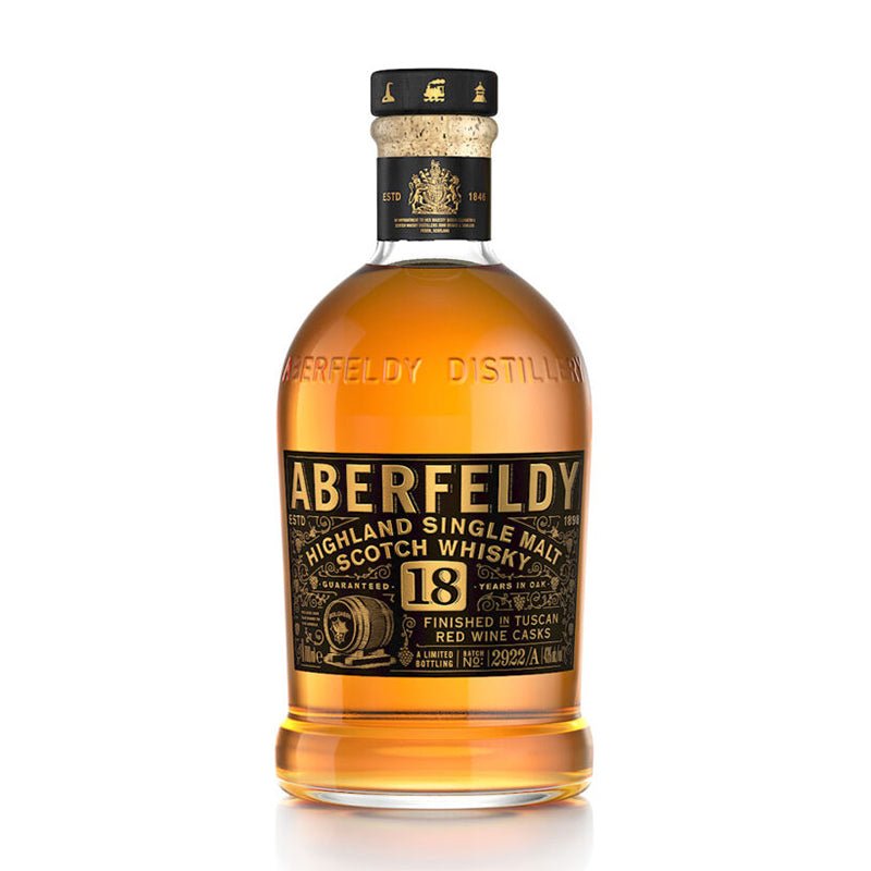 Aberfeldy 18 Year Old Tuscan Red Wine Cask Scotch Whiskey 750ml
