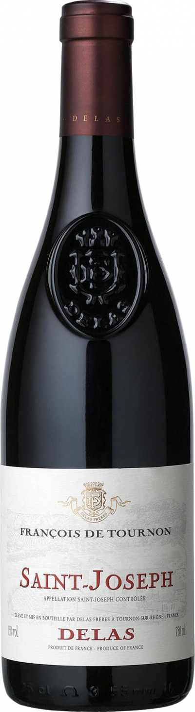 Delas Saint-Joseph Francois de Tournon 2020 Front Bottle Shot