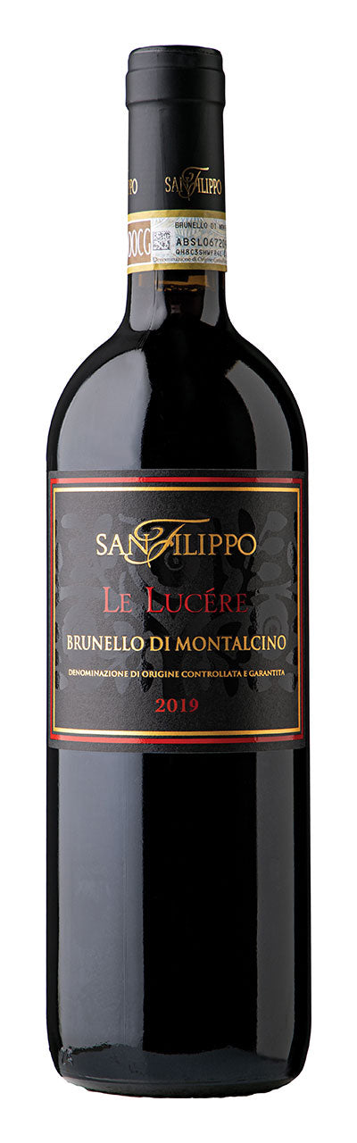 San Filippo Brunello di Montalcino Le Lucere 2019  Front Bottle Shot