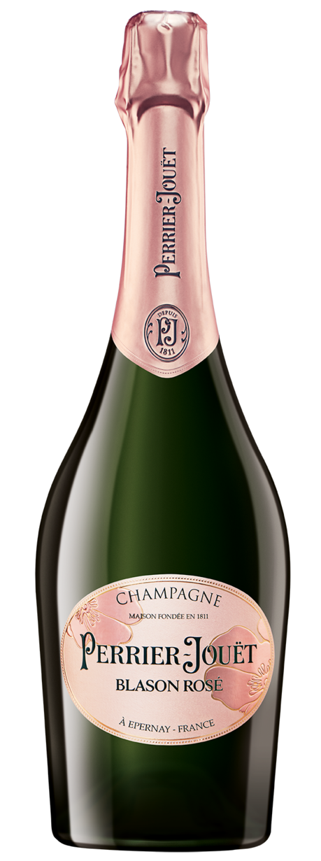 Perrier-Jouet Blason Rose Front Bottle Shot