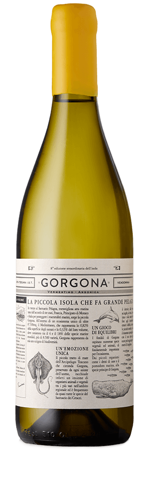 Frescobaldi Gorgona 2020 Front Bottle Shot