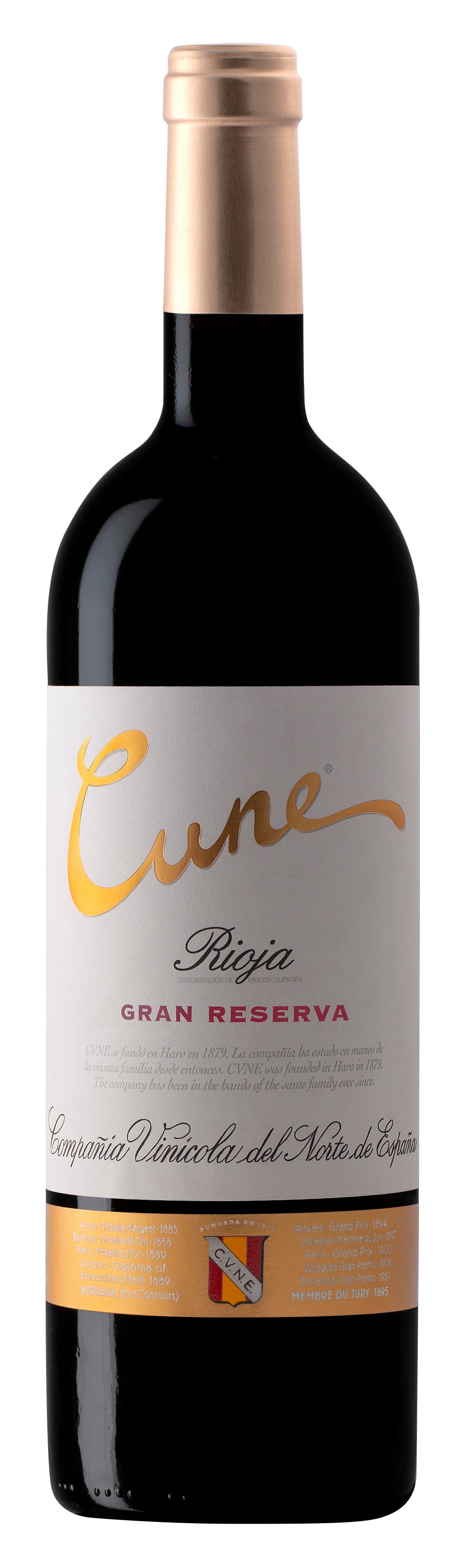 Cune Gran Reserva 2017 Front Bottle Shot
