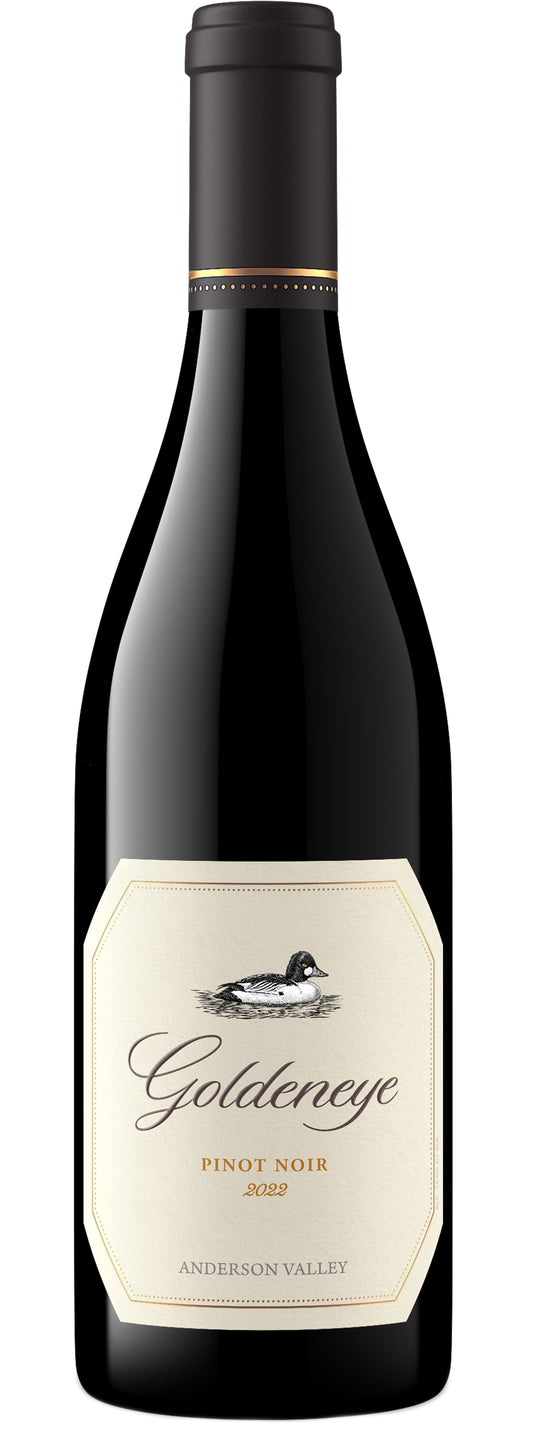 Goldeneye Anderson Valley Pinot Noir 2022  Front Bottle Shot