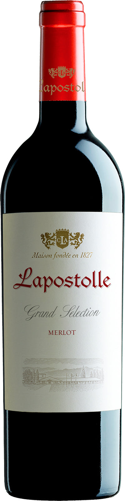 Lapostolle Grand Selection Merlot 2023 Front Bottle Shot