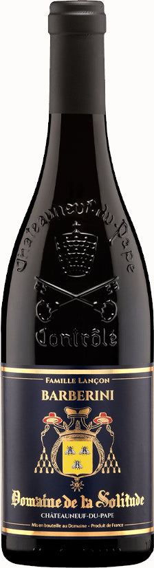 Domaine de la Solitude Chateauneuf-du-Pape Cuvee Barberini 2022  Front Bottle Shot